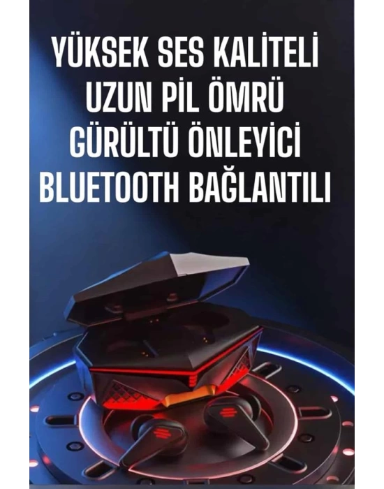 Yeni Nesil Oyuncu Kulaklığı Gürültü Önleyici Uzun Pil Ömrü Bluetooth Bağlantılı