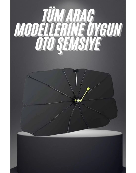 Yeni Nesil Tüm Araç Modellerine Uygun Oto Şemsiye Katlanabilir UV Işınlarına Karşı