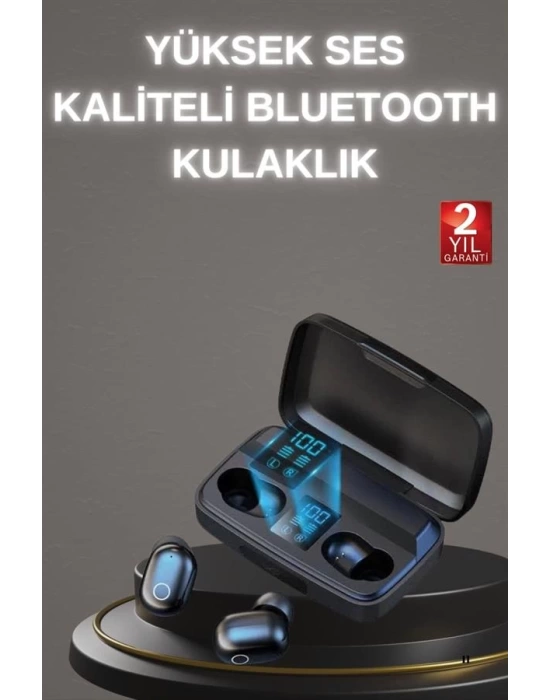 Yeni Nesil TWS Kablosuz Kulaklık Güçlü Batarya Yüksek Kalite Bluetooth 5.0 ANC Özelliği