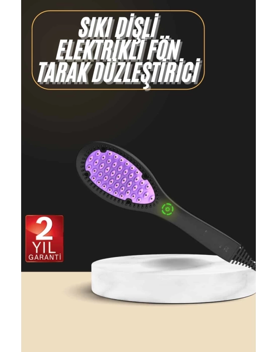 Yıpranma Karşıtı Saç Düzleştirici Tarak Fön Tarak 5 Kademeli