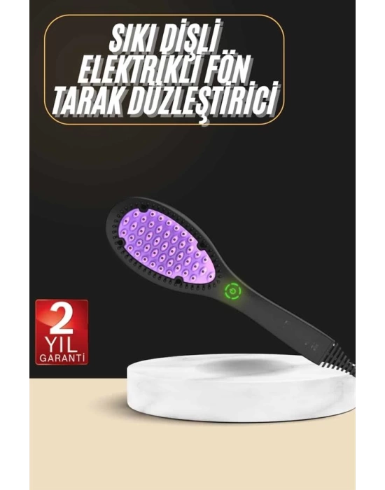 Yıpranma Karşıtı Saç Düzleştirici Tarak Fön Tarak 5 Kademeli
