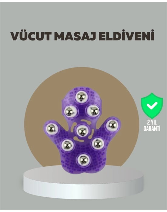 Yorgunluğu Azaltan ve Selülit Görünümünü Hafifleten Metal Bilyeli Masaj Silindiri