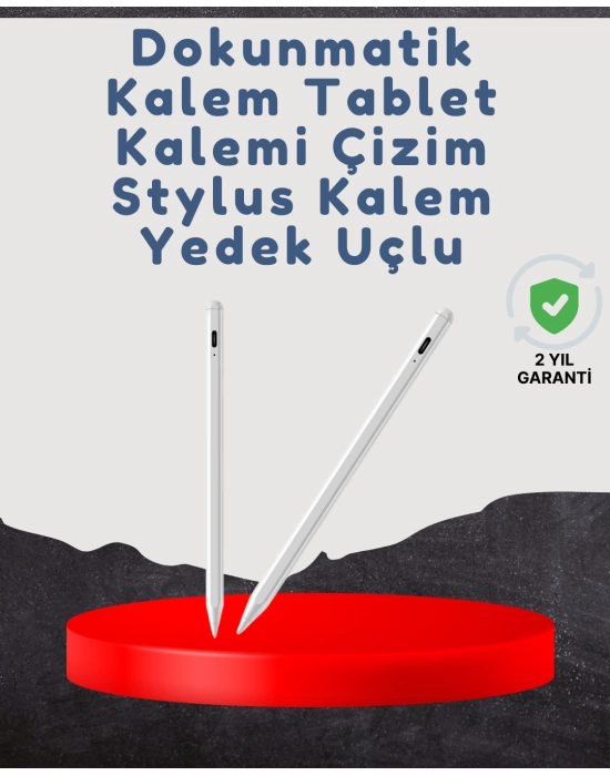 Yüksek Hassasiyetli Eğim Sensörlü Dijital Kalem – USB-C Hızlı Şarjlı