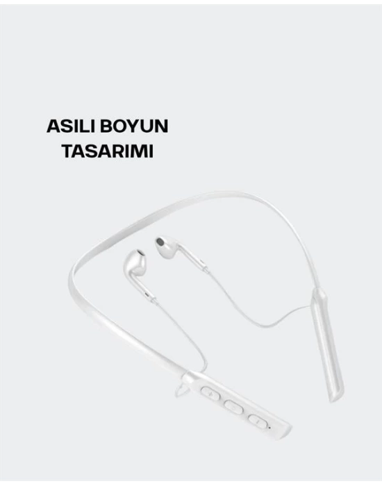 Yüksek Kapasiteli Pil Destekli Boyun Askılı Kulaklık – 100 Saat Dayanıklı