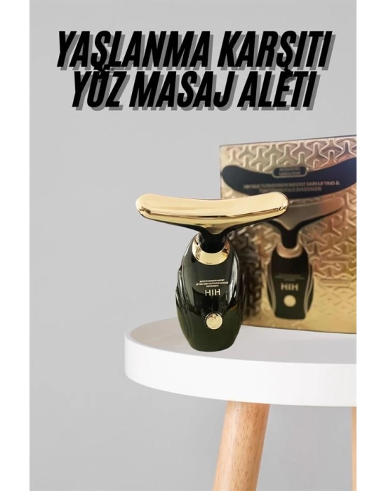 Yüz Masaj Aleti Boyun ve Yüz EMS Güzellik Cihazı Cilt Sıkılaştırma Cilt Gençleştirme Cihazı
