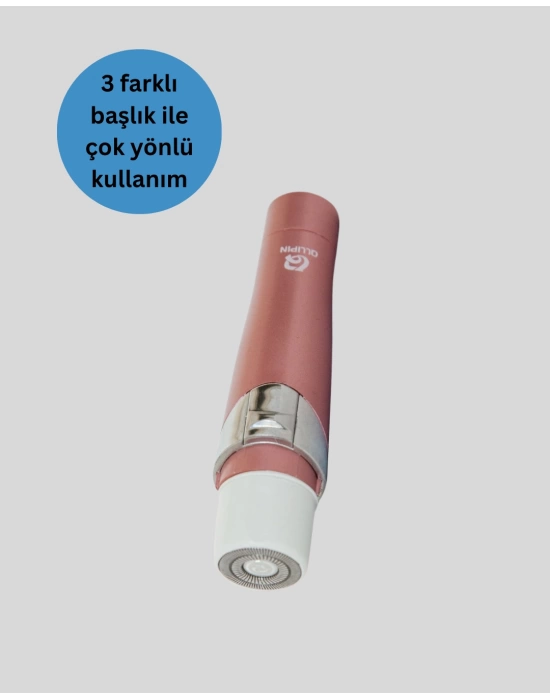 Yüz ve Vücut Tüy Temizleme Makinesi 3 Farklı Başlıklı