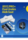 . RS12 PRO+ 2025 Serisi Full Ekranlı Akıllı Saat – 2GB Hafıza, Titanyum Kasa, Suya Dayanıklı, Uzun Şarj Süresi Garantili Model