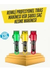 . Sessiz Motorlu Titanyum Bıçaklı Saç ve Sakal Kesme Makinesi