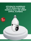 1080P Gece Görüşlü Ampul Güvenlik Kamerası – Kablolu ve Kablosuz Seçenekli