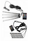 12Lİ Şerit Led Işık RGB Sese ve Müziğe Duyarlı Araç İçi Ayak Altı