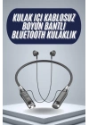 120 Saat Bluetooth Kulaklık Kablolu Boyun Askılı SD Kart Girişli ANC Özellikli