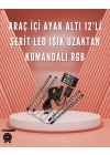 12V LED Işık Seti – Kumandalı ve Renk Ayarlı