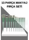 13 Parça Makyaj Fırça Seti Far Fırçası Allık Fırçası Yumuşak Uçlu