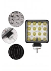 16 Ledli Çalışma Lambası Araç Görüş Lambası Oto Lamba