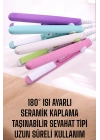 180°C Isı ve Uzun Süre Kalıcı Düzlük Sağlayan Mini Saç Düzleştirici