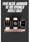 1.83 İnç Akıllı Saat Android ve İOS Uyumlu Çağrı Cevaplayabilen Adımsayar GPS Takibi