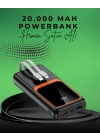 20000 mAh Taşınabilir Powerbank | Çok Kablolu, Hızlı Şarj Destekli (22.5W)