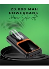 20000 mAh Taşınabilir Powerbank | Çok Kablolu, Hızlı Şarj Destekli (22.5W)