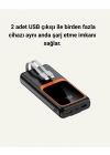 20000 mAh Taşınabilir Powerbank | Çok Kablolu, Hızlı Şarj Destekli (22.5W)