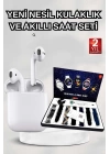 2025 Model Akıllı Saat ve 2.Nesil TWS Bluetooth Kulaklık Yüksek Ses Kaliteli