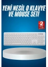 2.4 Ghz Wireless Kablosuz Klavye Mouse Seti Tv Pc Uyumlu