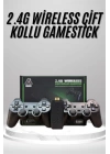 2.4g Uyumlu Kablosuz Çift Kol Atari Retro 20000 Oyun Game Stick