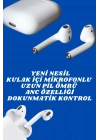 2.Nesil Yeni Model TWS Bluetooth Kulaklık Dokunmatik Kontrol Yüksek Ses Kaliteli