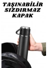 3 Bardaklı Termos Seti Anneler Gününe Özel Hediye Taşınabilir Sızdırmaz Isı Koruyucu