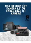 3 İnç IPS Ekranlı Çift Lensli 1080P Araç Kamerası – WiFi & Gece Görüşlü Güvenlik