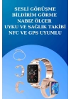 3 Kordonlu Dokunmatik Ekran Akıllı Saat ve 2.Nesil Kablosuz Bluetooth Kulaklık ANC/ENC