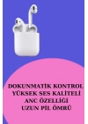3 Kordonlu Dokunmatik Ekran Akıllı Saat ve 2.Nesil Kablosuz Bluetooth Kulaklık ANC/ENC