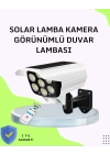3 Modlu Güneş Paneli Aydınlatmalı Dış Mekan Güvenlik Işığı – IP65 Su Geçirmez, PIR Sensörlü