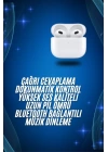 3.Nesil İOS Android Uyumlu Bluetooth 5.0 Beyaz Çağrı Cevaplama