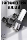4 Taraklı Taşınabilir Profesyonel Saç ve Sakal Kesme Tıraş Makinesi