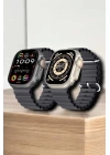 45 MM Gri Kasa Ultra Akıllı Saat Sesli Görüşme, Sağlık Takibi, Suya Dayanıklı