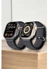 45 MM Gri Kasa Ultra Akıllı Saat Sesli Görüşme, Sağlık Takibi, Suya Dayanıklı