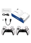 4K HD Görüntü Kaliteli Retro Game Stick 20000 Oyunlu Çift Kollu Beyaz Game Stick