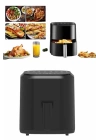 4L Airfryer Hazneli Hava Fritözü Yağsız Fritöz Taşınabilir Fırın İşlevi Gören Pratik