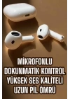 4.Nesil Kaliteli TWS Android ve İOS Uyumlu Mikrofonlu Kulaklık