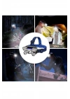 5 LED Far Şarj Edilebilir Güçlü Kafa Lambası Kamp Lambası 4 Modlu