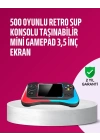 500 Oyunlu 3,5” Elde Taşınabilir Mini Oyun Konsolu – Şarjlı, TV Bağlantılı