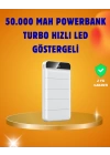 50000mAh LED Göstergeli Taşınabilir Şarj Cihazı