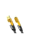 65W 4ü 1 Arada Çoklu Şarj Kablosu – USB-C, USB-A, Lightning, Veri ve Şarj Desteği