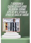 7 Kordonlu Akıllı Saat Plastik Kordon Hasır Kordon Çelik Kordon