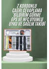 7 Kordonlu Akıllı Saat Plastik Kordon Hasır Kordon Çelik Kordon