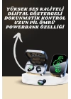 7 Kordonlu Akıllı Saat Ve Aynalı Bluetooth Kulaklık Powerbank Dijital Göstergeli