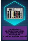 7 Kordonlu Akıllı Saat Ve Oyuncu Kulaklığı Bluetooth Bağlantılı Android ve İOS Uyumlu