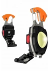 7 Modlu Mini Led Lamba Anahtarlık USB Şarjlı Kamp İçin Taşınabilir