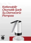 8000 mAh USB Şarjlı Su Pompası | Tek Tuşla Başlat/Durdur | Cam Damacana Uyumlu | Enerji Tasarruflu 4W Güç