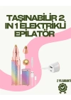 8000 RPM Taşınabilir Epilatör – Kaş Düzeltici ve Dudak Epilatörlü Pille Çalışan